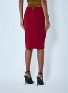 Saint Laurent Pencil Skirt In Smooth Weave