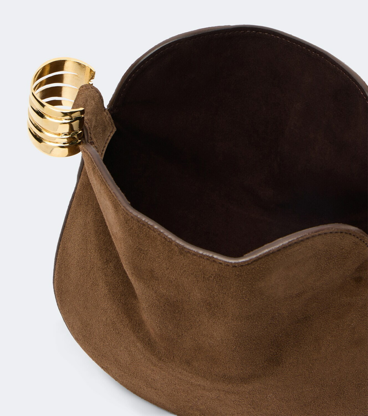 Amanu Zambia suede top-handle bag