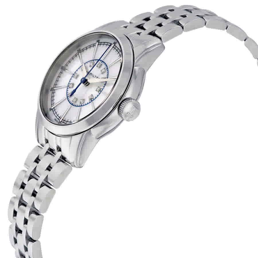 Hamilton Railroad White Mother of Pearl Dial Ladies Watch H40311191