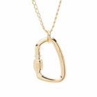 A.P.C. Men's Lock Necklace in Gold