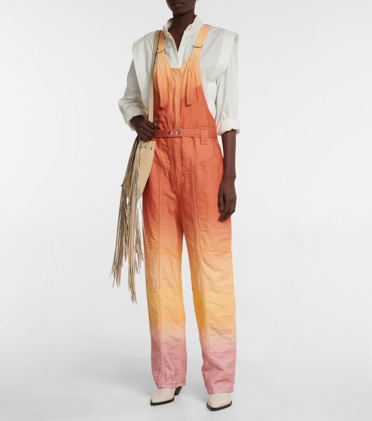 Isabel Marant - Keishatd dégradé cotton and linen jumpsuit