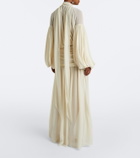 De La Vali Agapito chiffon maxi skirt