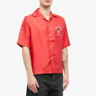 AMIRI Men's Studios Short Sleeve Shirt in Goji Berry