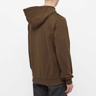 Calvin Klein Men's Monogram Sleeve Badge Hoody in Black Olive