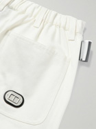HAYDENSHAPES - Straight-Leg Cotton-Twill Trousers - White