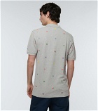 Kenzo - Pixels embroidered cotton polo shirt