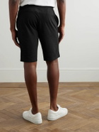 Paul Smith - Straight-Leg Logo-Appliquéd Cotton-Jersey Shorts - Black