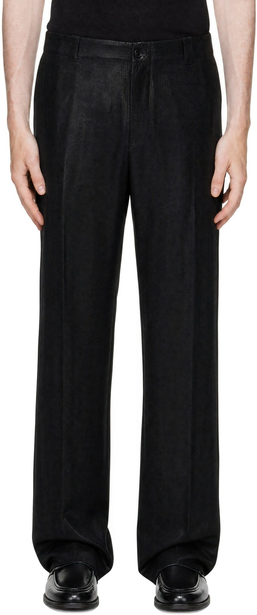 Diesel Black P-Stanley Paneled Trousers