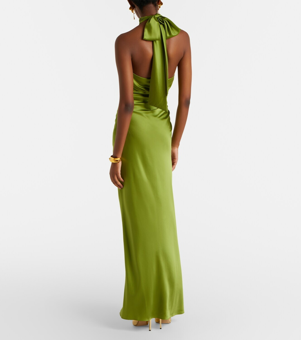 Veronica Beard Izaren silk-blend satin gown