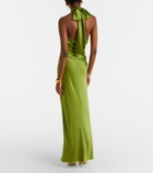 Veronica Beard Izaren silk-blend satin gown