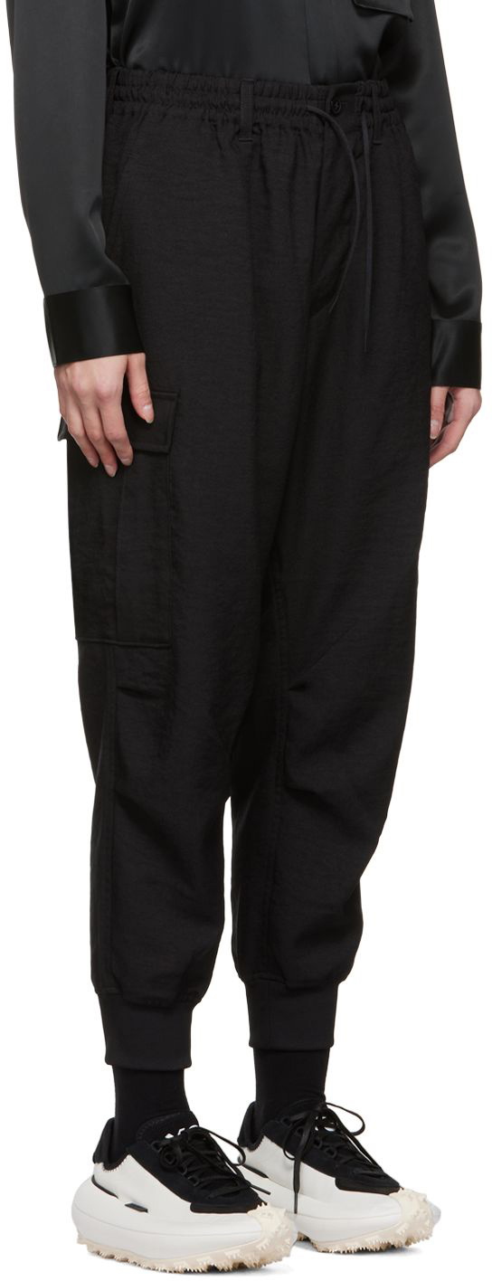 Women's Woven Cuffed Pant in Black | Postie