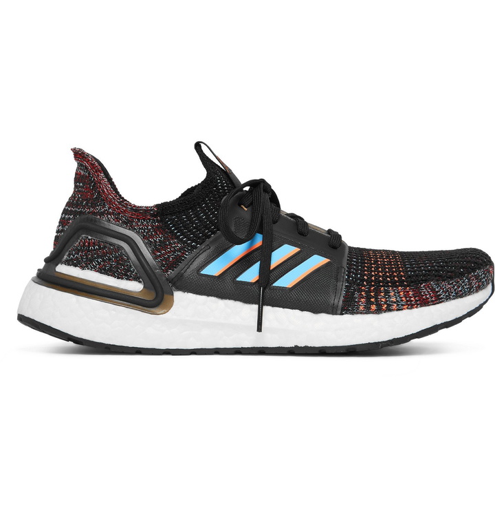 Photo: Adidas Sport - UltraBOOST 19 Rubber-Trimmed Primeknit Running Sneakers - Black