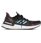 Adidas Sport - UltraBOOST 19 Rubber-Trimmed Primeknit Running Sneakers - Black