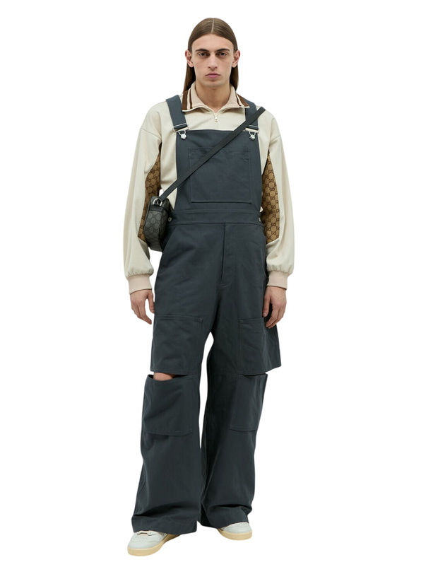 Photo: Gucci Logo Patch Dungarees