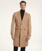Brooks Brothers Men's Camel Hair Polo Coat | Brown
