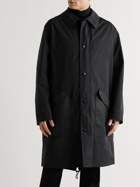 Yves Salomon - Cotton-Blend Hooded Down Parka with Detachable Shearling Liner - Black