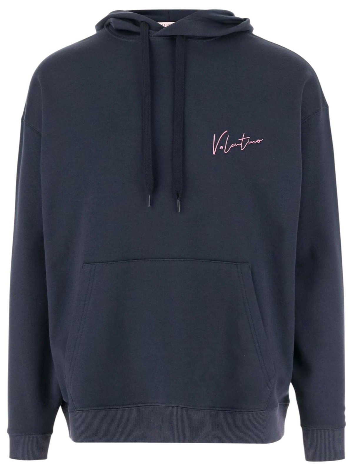 【関税負担】 VALENTINO HOODIE WITH V FACE UFO PRINT Valentino Black Undercover Edition V Face UFO Print Hoodie