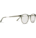 Moscot - Golda Round-Frame Acetate and Silver-Tone Optical Glasses - Neutrals