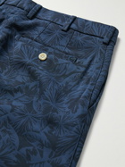 Peter Millar - Salem Slim-Fit Printed Tech-Twill Golf Shorts - Blue
