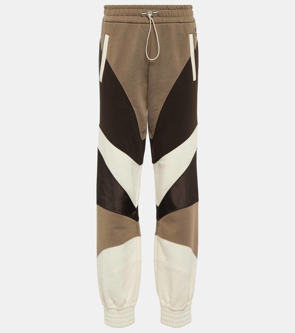 Chloé Colorblocked cotton sweatpants