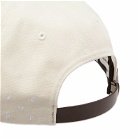 Pop Trading Company Men's O Sixpanel Hat in Off White/Navy
