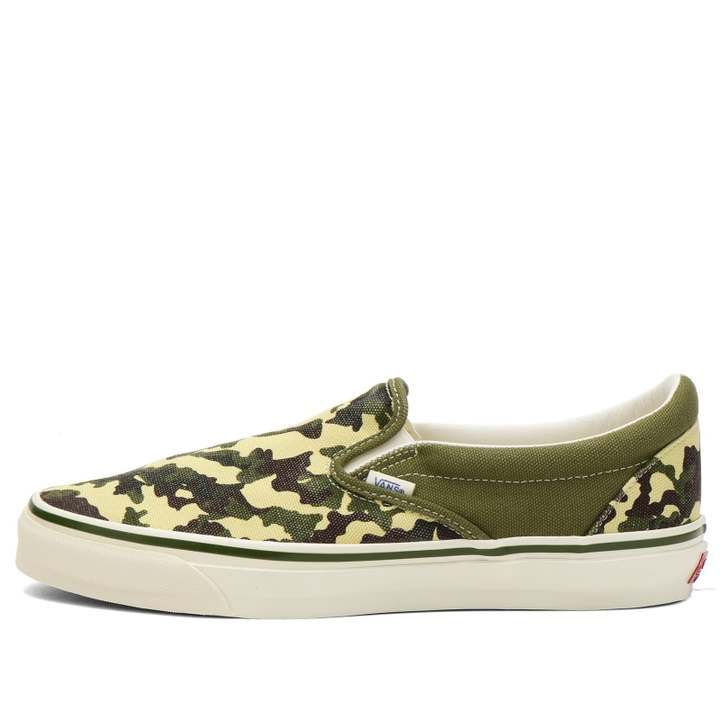 Photo: Vans LX Classic Slip-On 98 Sneaker in Camo Green