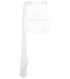 Peter Do - Pleated asymmetric miniskirt