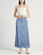 Crossley Womens Maxi skirt in Slate blue