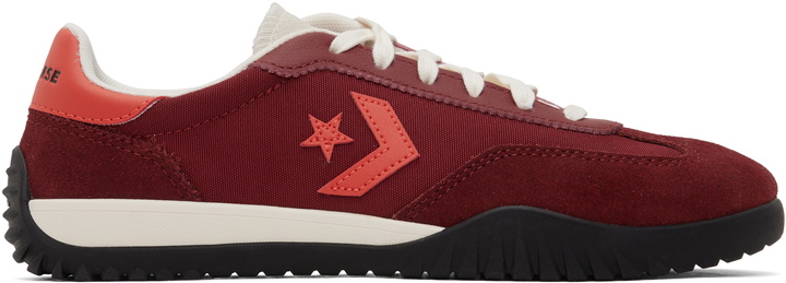 Photo: Converse Red Run Star Trainer Retro Sport Sneakers