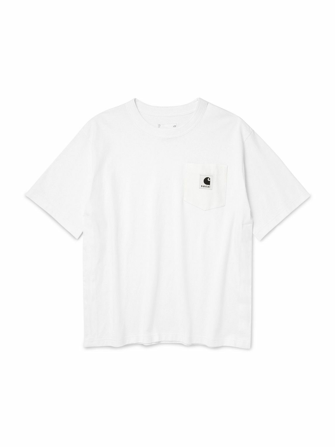 ◆sacai × Carhartt WIP サイドジップ ロンT グレー◆ sacai×Carhartt WIP サカイ カーハート 24SS L/S T-Shirt サイド