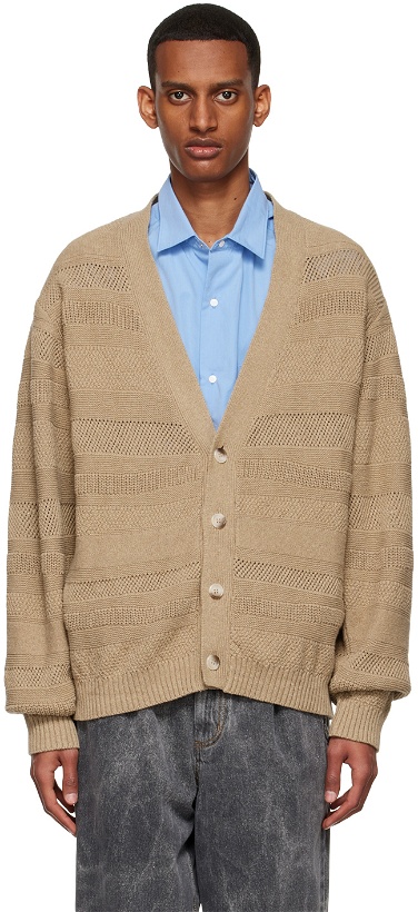 Photo: mfpen Beige Recycled Cotton Cardigan