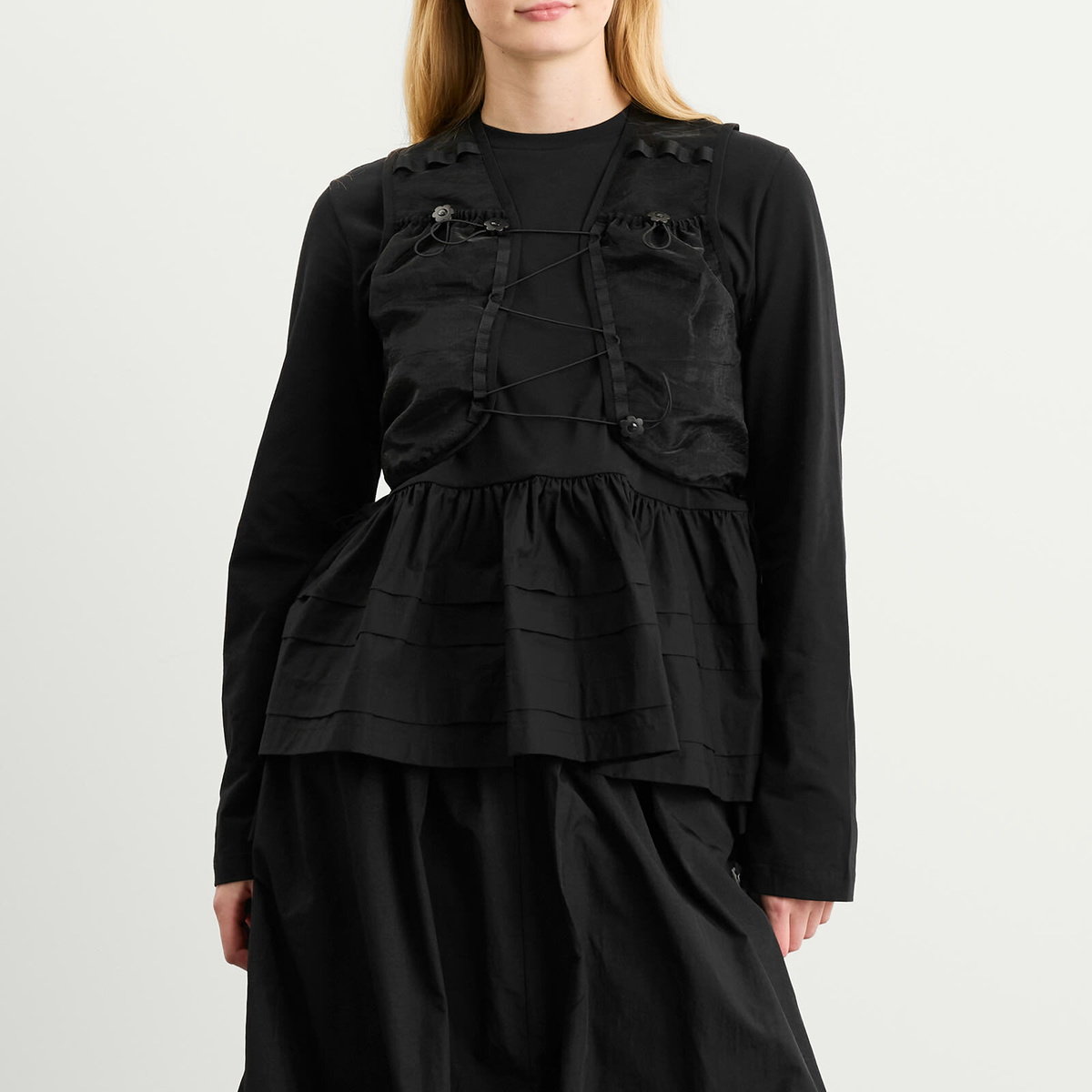 Cecilie Bahnsen Women's Bona Running Vest in Black