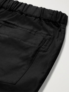 AURALEE - Finx Shuttle Cotton Oxford Shorts - Black