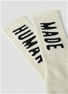 Human Made - Logo Socks in White