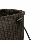 Gramicci Plaid Climbing Tote in Deep Brown 