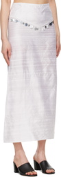 Gimaguas Off-White Diane Maxi Skirt