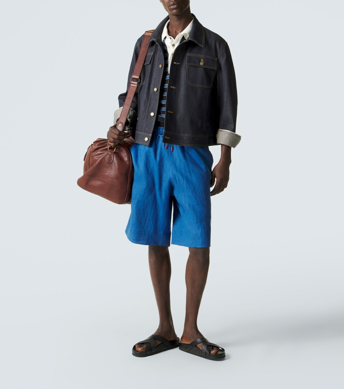 Kiton Linen shorts