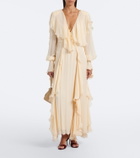 Blumarine Ruffled maxi dress
