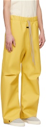 Fear of God Yellow Rubberized Trousers
