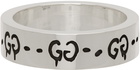 Gucci Silver G Ghost Ring