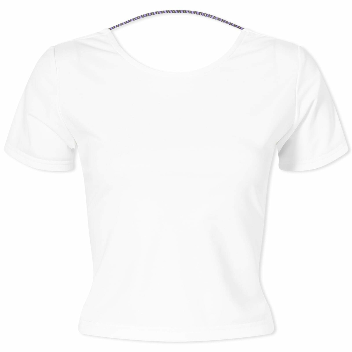 Peachy Den Women's Mimi Short Sleeve Top in White