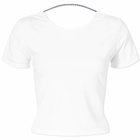 Peachy Den Women's Mimi Short Sleeve Top in White