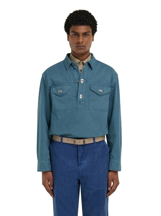 Photo: Ferragamo Mens Workwear shirt in Green