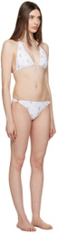 TheOpen Product White Floral Bikini