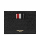 Thom Browne Men's 4 Bar Card Holder in Dark Grey