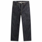 Visvim Men's Social Sculpture 01 Wide Unwashed Jeans in Indigo