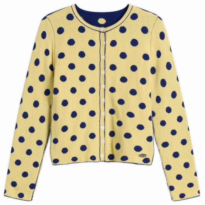 Photo: Damson Madder Women's Tabitha Reversible Cardigan in Butter