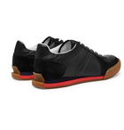 Givenchy - Set3 Full-Grain Leather and Suede Sneakers - Men - Black