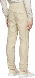 John Elliott Tan Cotton Poplin Frame Cargo Pants