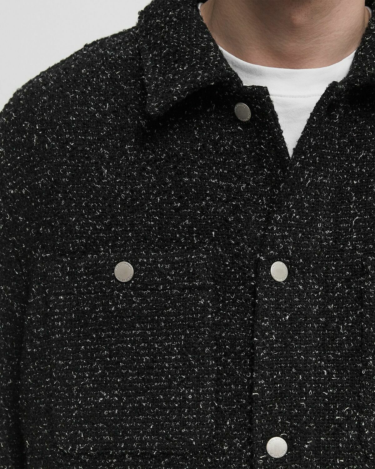 Axel Arigato Wyn Boucle Overshirt White Men